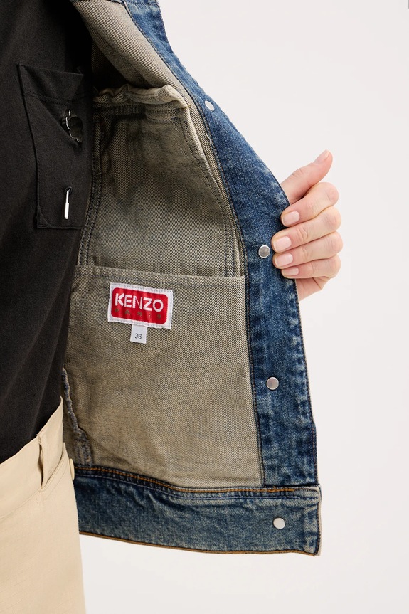 Kenzo kurtka jeansowa FF52DV2506S7.DS