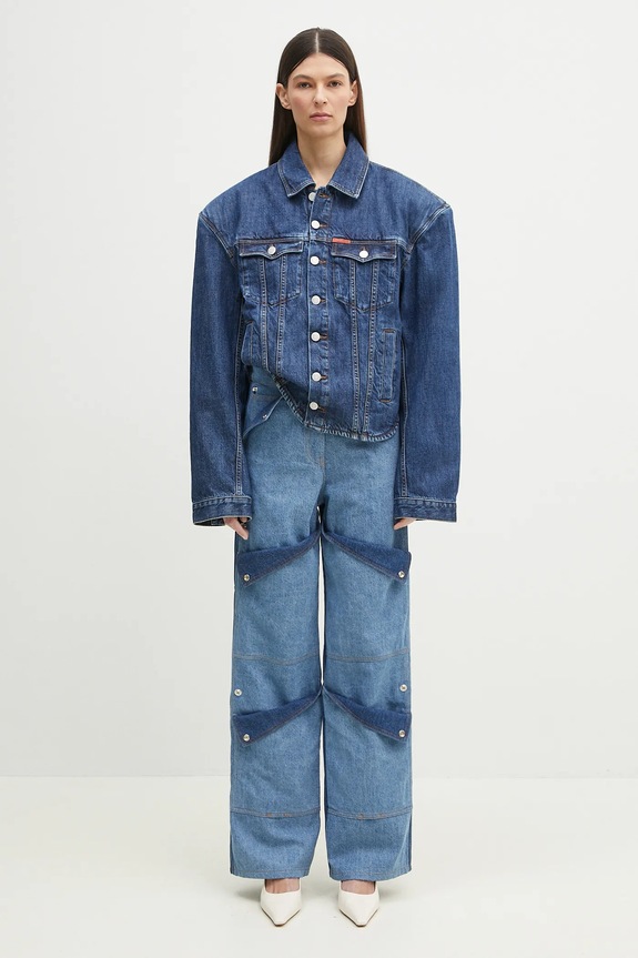 Martine Rose kurtka jeansowa Extreme Shoulder Denim 251WD08514