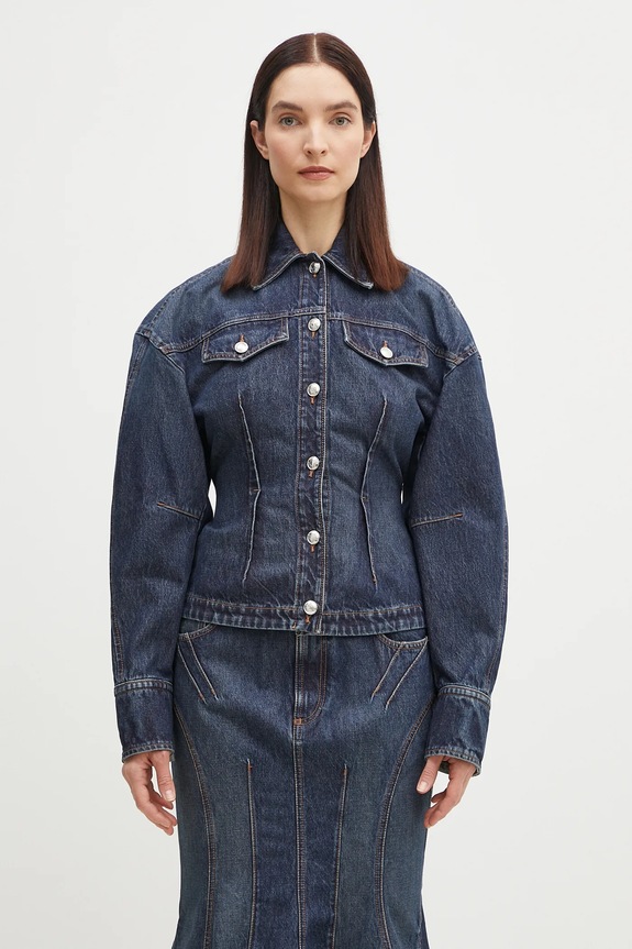 Sportmax denim jacket Filato non-insulated navy 2512041015600
