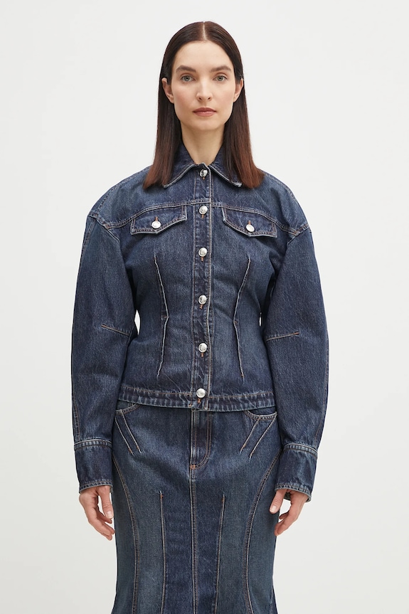 Sportmax denim jacket Filato non-insulated navy 2512041015600