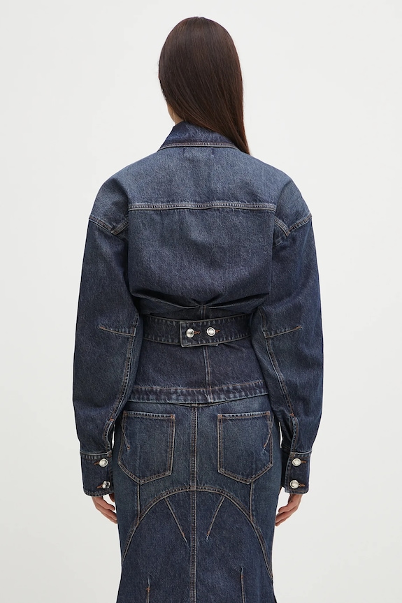 Clothing Sportmax denim jacket Filato 2512041015600 navy