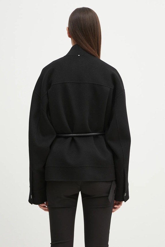 Clothing Sportmax wool bomber jacket Vitalba 2512081011600 black