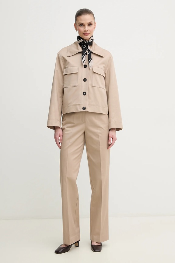 Pedro del Hierro giacca in cotone 6759164 beige SS25