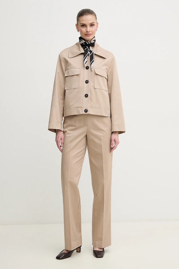 Pedro del Hierro giacca in cotone 6759164 beige SS25