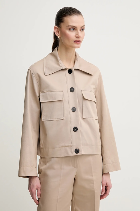 Pedro del Hierro giacca in cotone beige 6759164