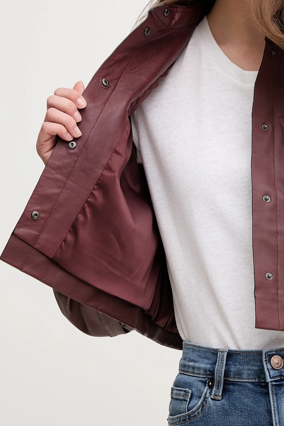 Usnjena jakna Pedro del Hierro 5499137 bordo
