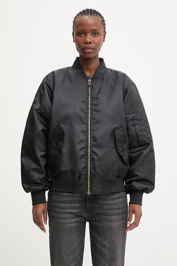Anine Bing Leon Bomber bunda bomber dámska čierna A.01.7160