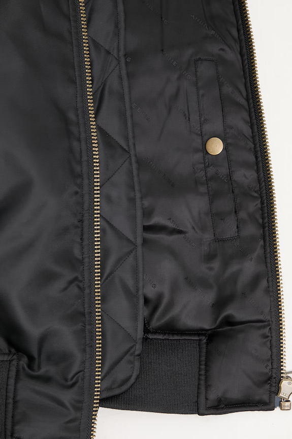 Anine Bing Leon Bomber bunda bomber dámska A.01.7160 čierna