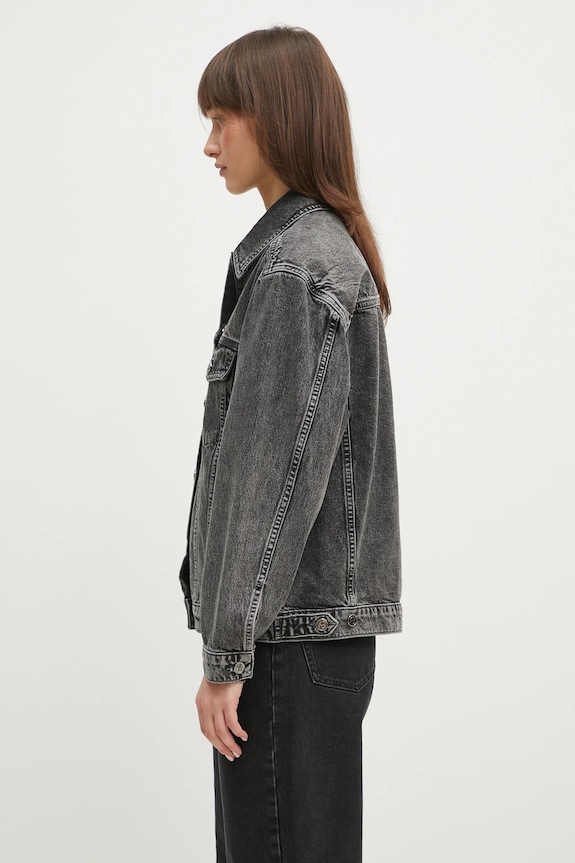 Βαμβακερό μπουφάν Anine Bing Rory Jacket A.01.10878 γκρί AA00
