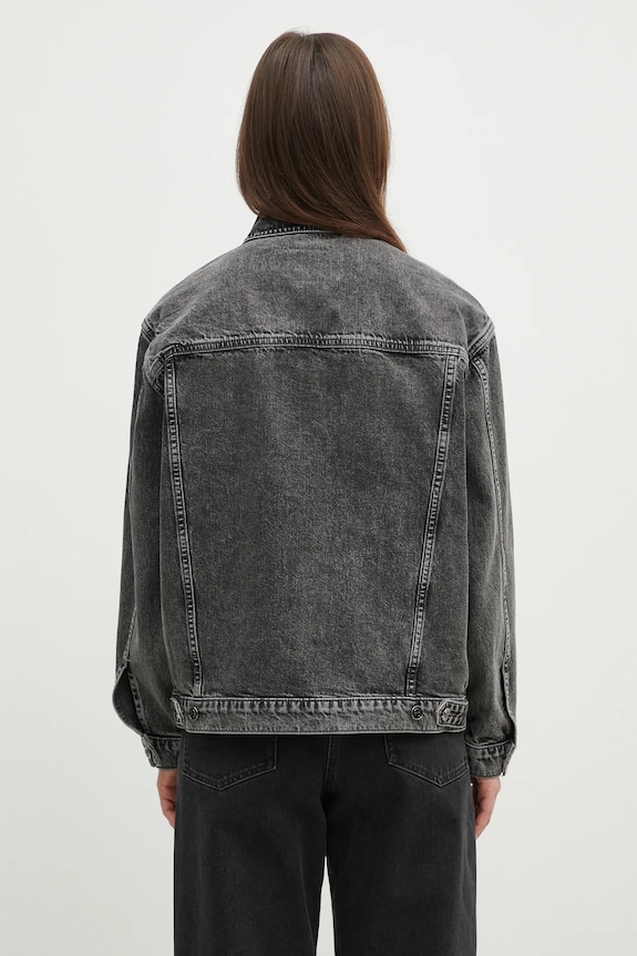 Ρούχα Βαμβακερό μπουφάν Anine Bing Rory Jacket A.01.10878 γκρί