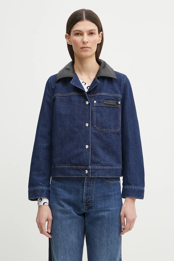 Wales Bonner kurtka Sea Denim nieocieplane granatowy WS25DE14.DE01.599