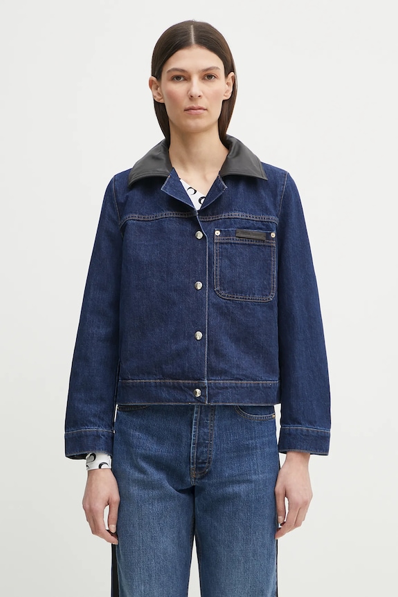 Wales Bonner jacket Sea Denim non-insulated navy WS25DE14.DE01.599