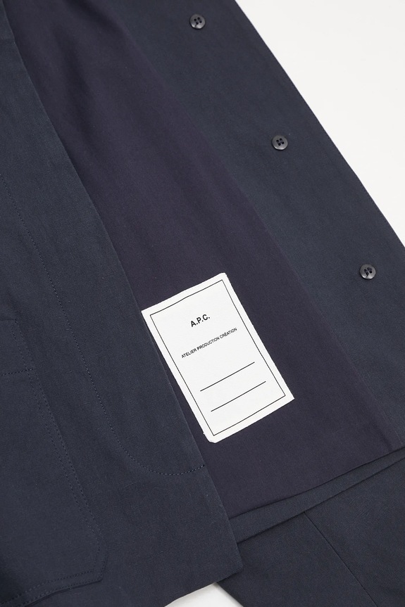 A.P.C. giacca Veste Bianca COGXT.F32005 blu navy