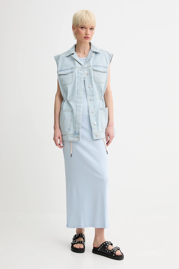 Rifľová vesta MUNTHE USAMI 255151225502 modrá SS25