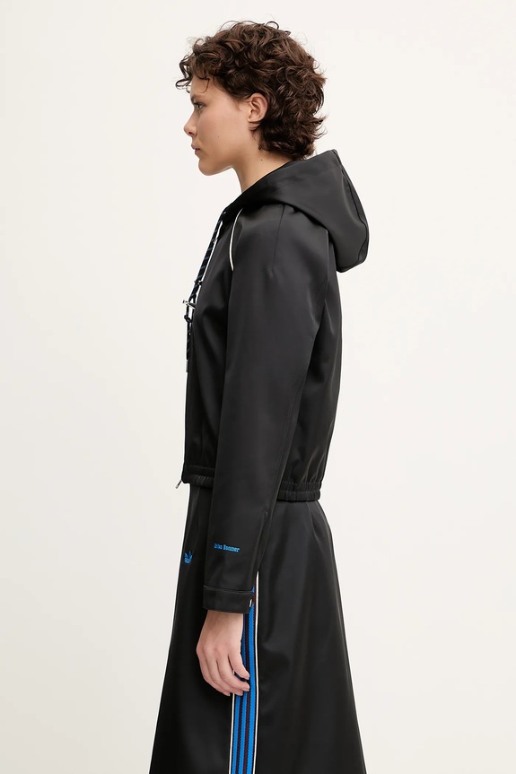 adidas Originals jacket x Wales Bonner W Satin JW1110 black SS25