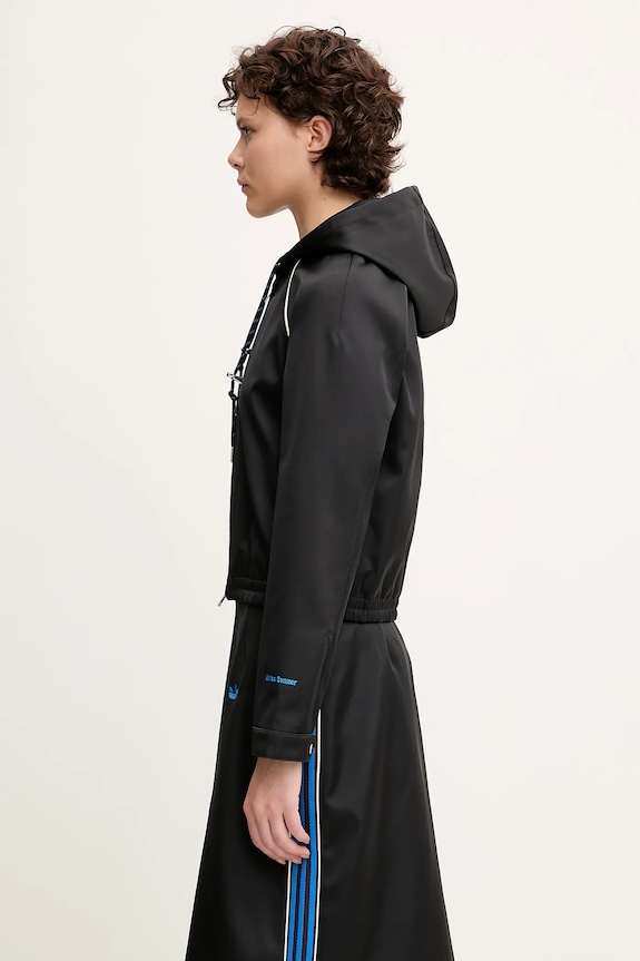 adidas Originals jacket x Wales Bonner W Satin JW1110 black SS25