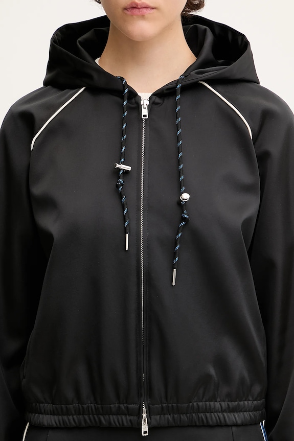 adidas Originals jacket x Wales Bonner W Satin black JW1110