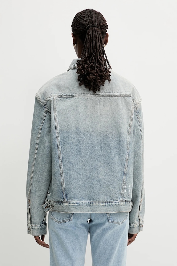 Odzież KSUBI kurtka jeansowa oversized jacket karma 5000003501 niebieski