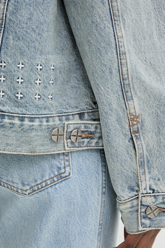 KSUBI kurtka jeansowa oversized jacket karma niebieski 5000003501