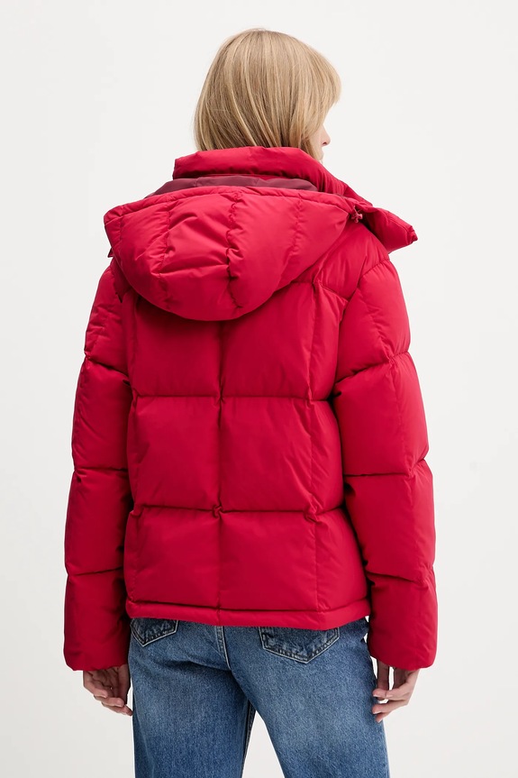 Îmbrăcăminte Tommy Jeans geacă de puf DW0DW21623 rosu