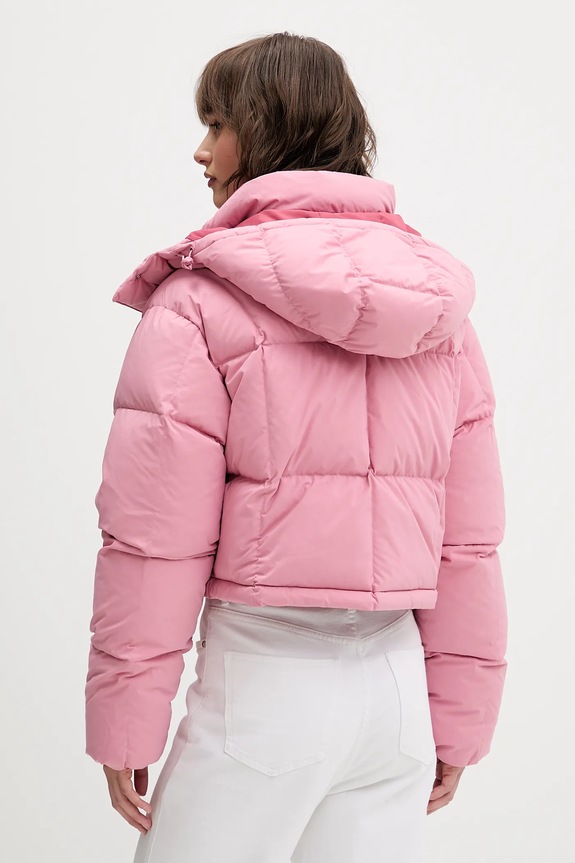 Odzież Tommy Jeans kurtka puchowa DW0DW21624 różowy