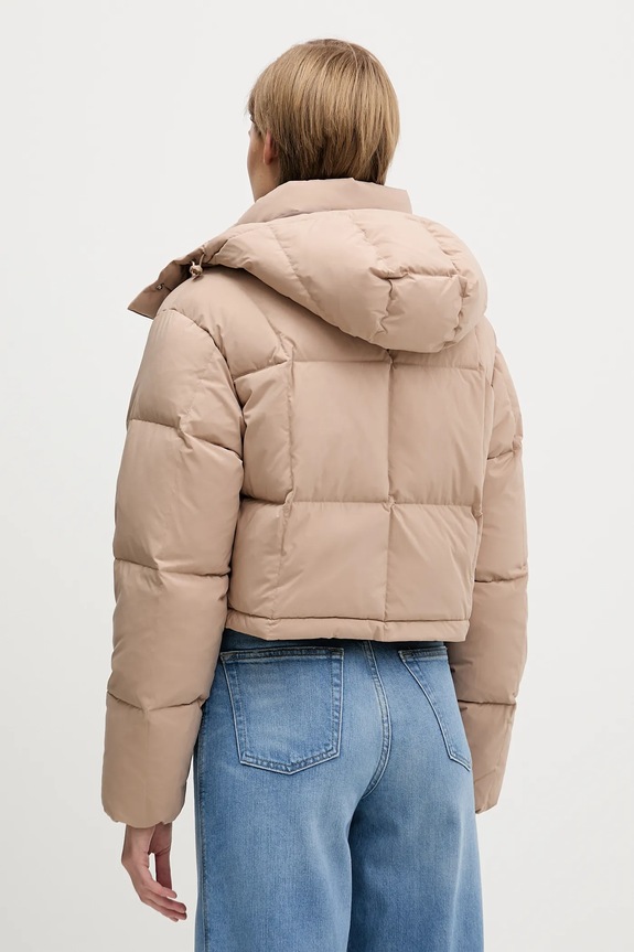 Odzież Tommy Jeans kurtka puchowa DW0DW21624 beżowy