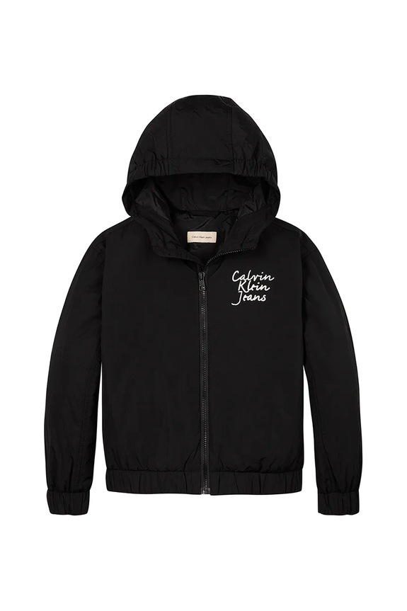 Calvin Klein Jeans kurtka bomber dziecięca IG0IG02796.128.176.PPYA czarny SS25