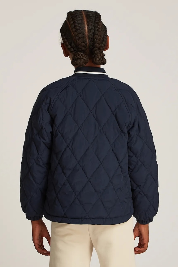 Dziewczynka Tommy Hilfiger kurtka dziecięca KS0KS00620.128.176.PPYA granatowy
