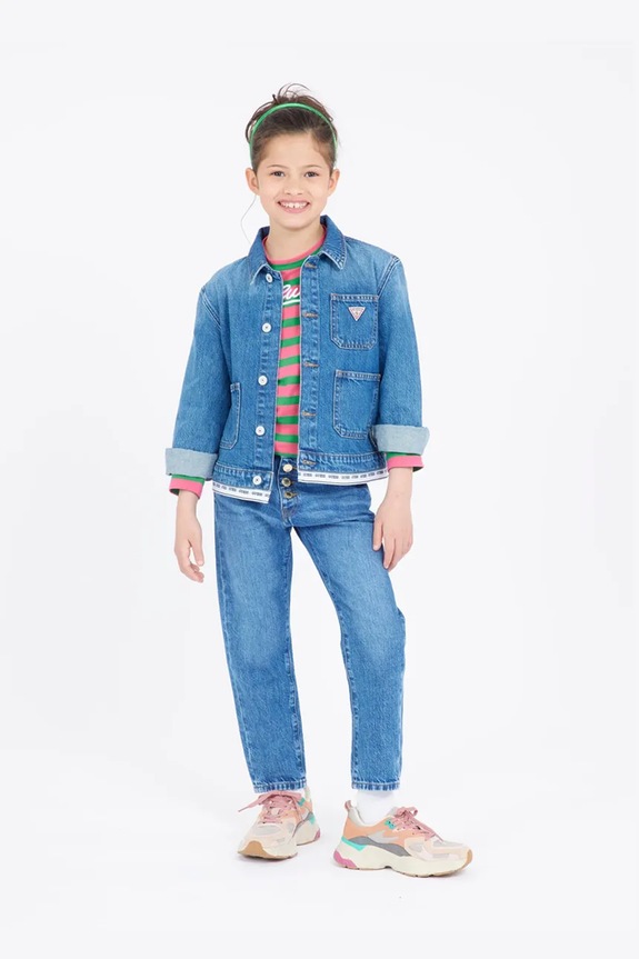 Детская джинсовая куртка Guess джинс тёмно-синий J5RL04.D45E0.PPYA