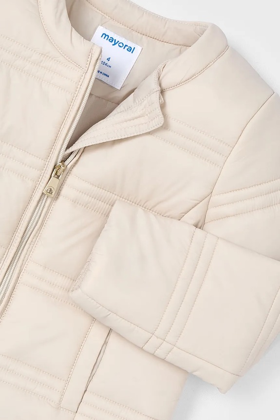 Mayoral kurtka dziecięca soft beżowy 3412.6G.Mini.PPYA