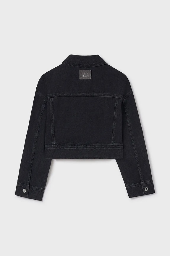Fete Mayoral geaca de blugi pentru copii 6405.8D.Junior.PPYA negru