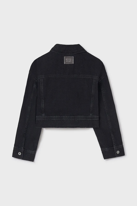 Fete Mayoral geaca de blugi pentru copii 6405.8D.Junior.PPYA negru