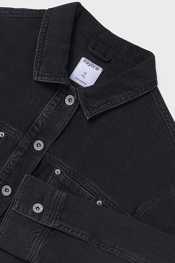 Mayoral geaca de blugi pentru copii negru 6405.8D.Junior.PPYA