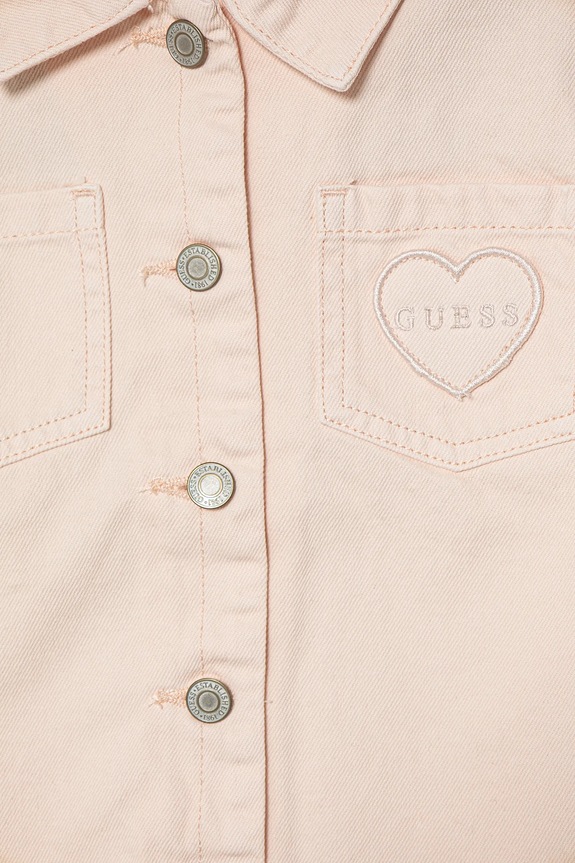 Deklice Otroška jeans jakna Guess K5GL01.WH6L0.PPYA bež