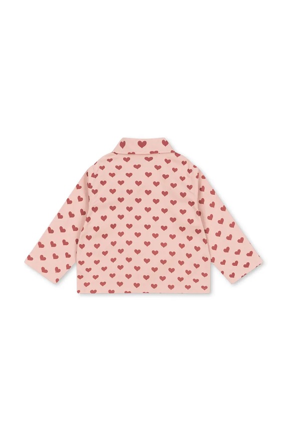 Dječaci Dječja pamučna jakna Konges Sløjd FEN SHIRT JACKET GOTS KS102278 roza