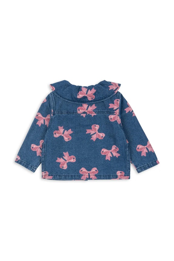 Konges Sløjd geacă din denim pentru copii MAGOT COLLAR JACKET GOTS KS102811 albastru SS25