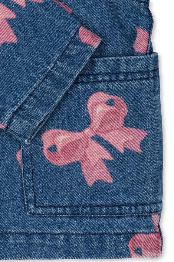 Konges Sløjd geacă din denim pentru copii MAGOT COLLAR JACKET GOTS albastru KS102811