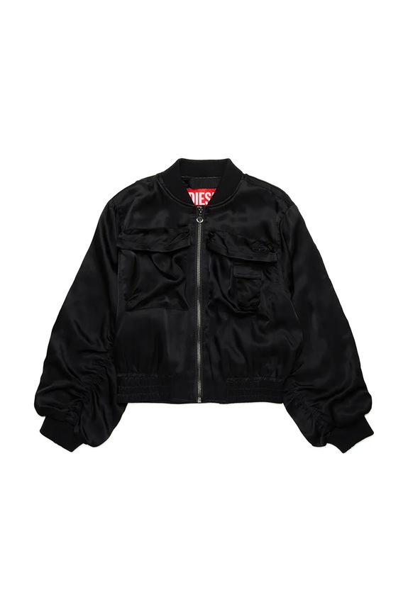 Diesel geaca bomber pentru copii JGKHLOWS JACKET cu captuseala negru J02205