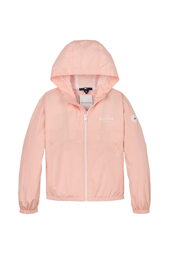 Tommy Hilfiger kurtka dziecięca KG0KG08580.128.176.PPYA różowy SS25
