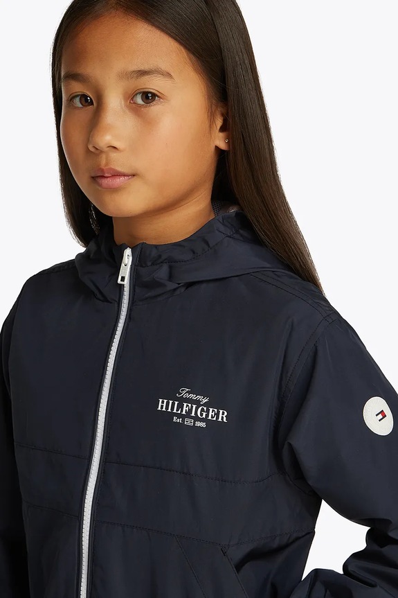 Tommy Hilfiger kurtka dziecięca KG0KG08580.128.176.PPYA granatowy