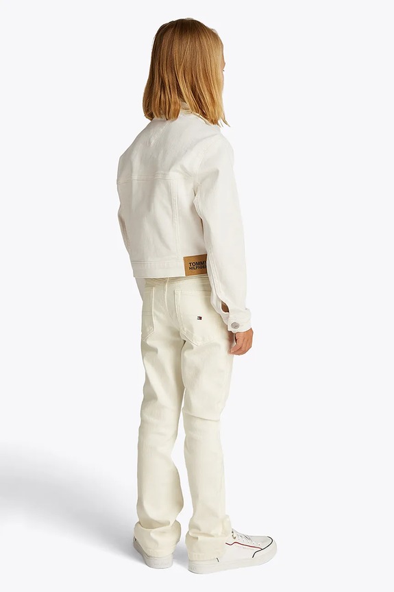 Tommy Hilfiger kurtka dziecięca biały KG0KG08434.PPYA