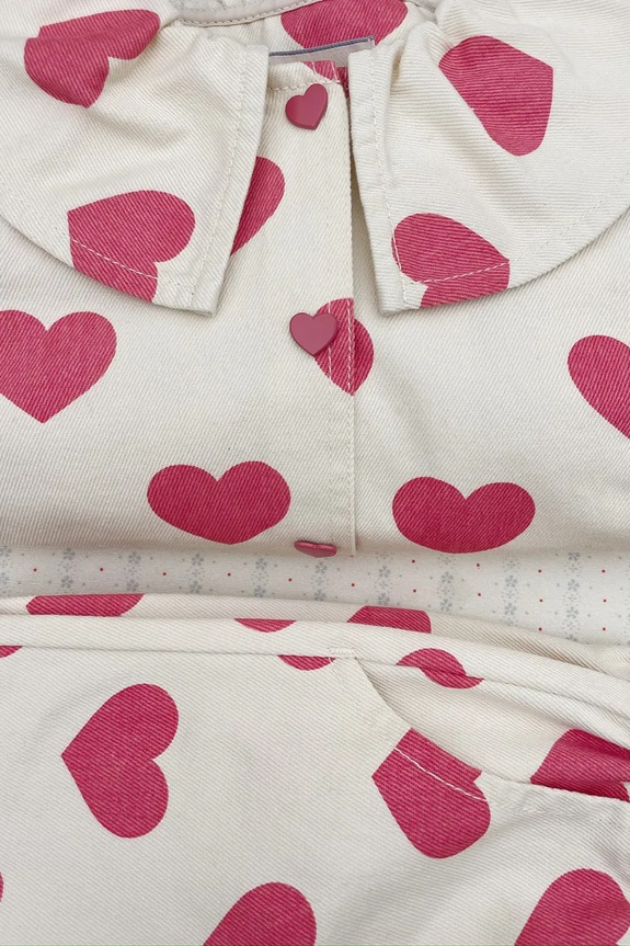 Konges Sløjd geacă copii MAGOT COLLAR JACKET GOTS KS103364 bej