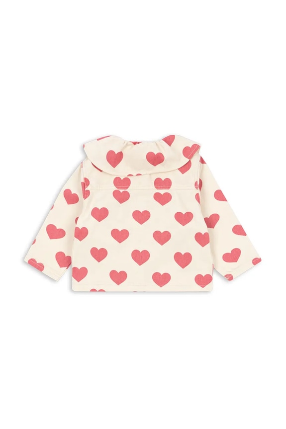 Konges Sløjd geacă copii MAGOT COLLAR JACKET GOTS KS103364 bej SS25