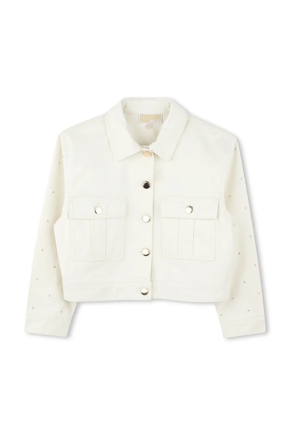 Dječja traper jakna Michael Kors R30293.114.150 bež SS25