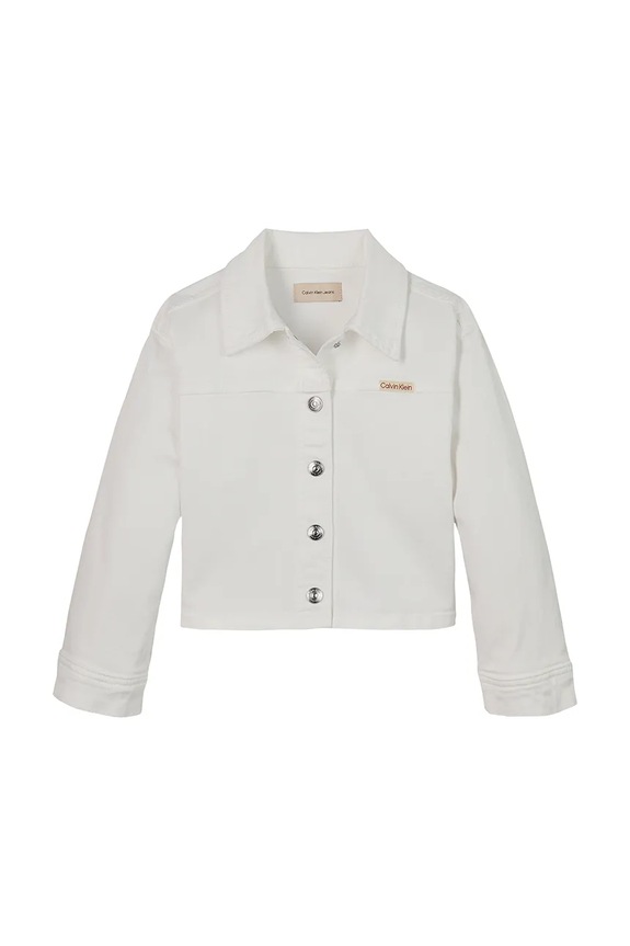 Calvin Klein Jeans giacca jeans bambino/a IG0IG02844.PPYA bianco SS25