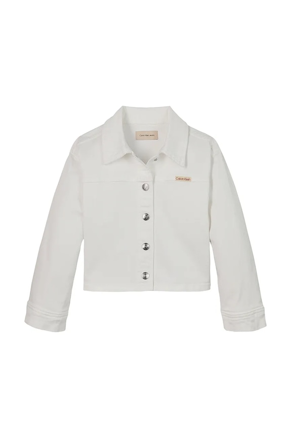 Calvin Klein Jeans giacca jeans bambino/a IG0IG02844.PPYA bianco SS25