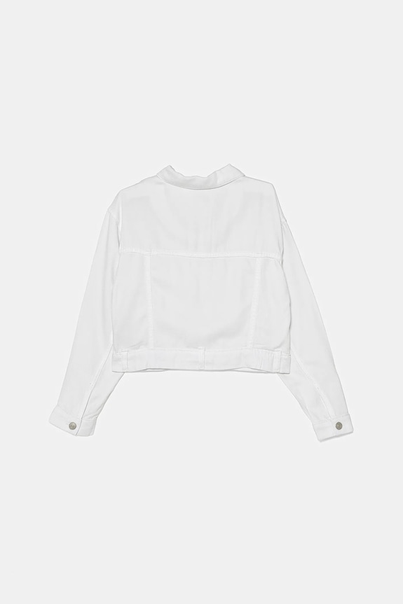 Παιδικό μπουφάν United Colors of Benetton 21AQCN060.G.Seasonal λευκό SS25