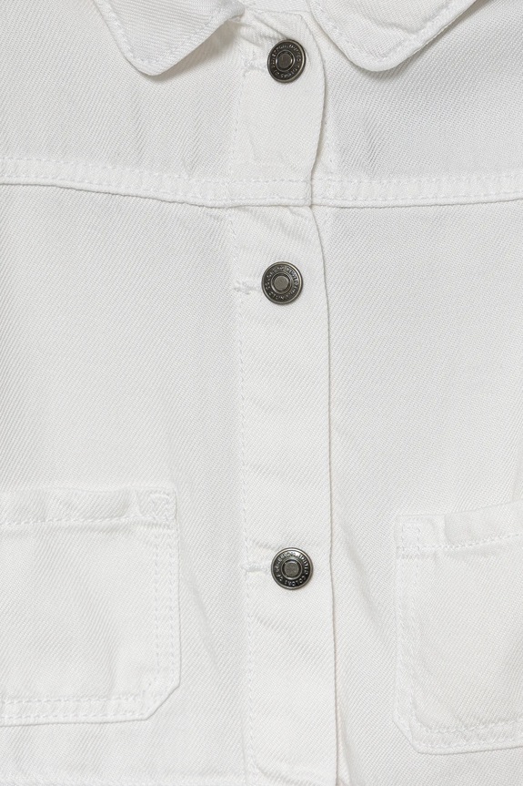 Κοριτσίστικα Παιδικό μπουφάν United Colors of Benetton 21AQGN03Q.P.Seasonal λευκό