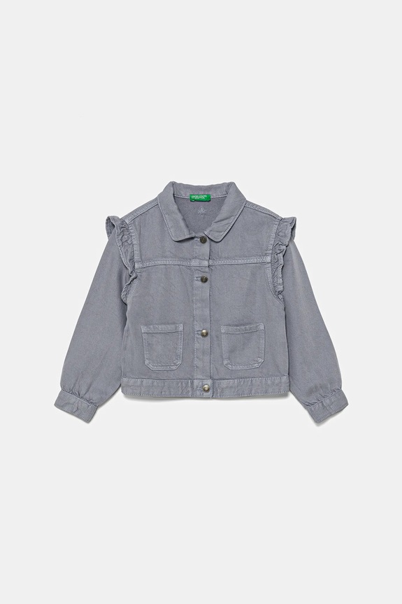 United Colors of Benetton geacă copii necaptusit violet 21AQGN03Q.P.Seasonal