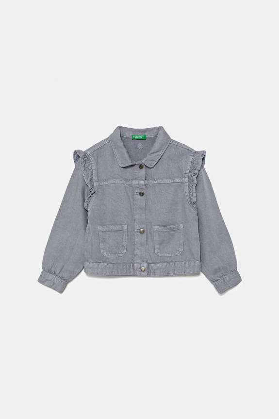United Colors of Benetton geacă copii necaptusit violet 21AQGN03Q.P.Seasonal